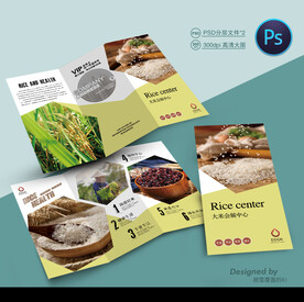 大米三折页