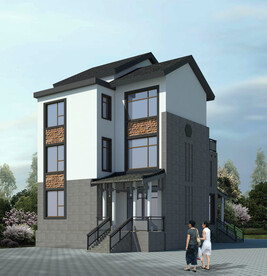 别墅外观设计案例效果图