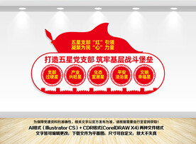 五星党支部文化墙