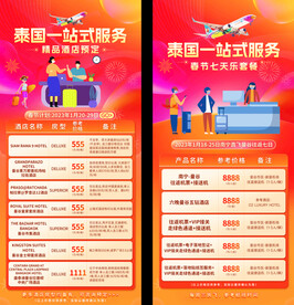 泰国一站式服务酒店总表