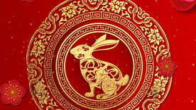 2023兔年春节片头ae模板