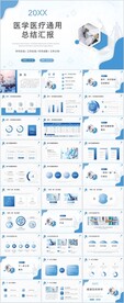 简约医学医疗总结汇报通用PPT