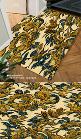 欧式古典花纹地毯装饰图案