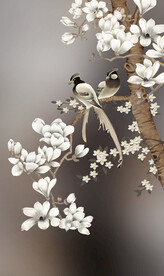 高清分层透明底平开门打印图