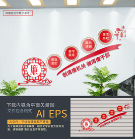 创清廉机关楼梯