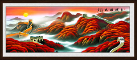 万山红遍江山图