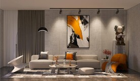 现代客厅su模型