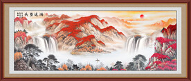 鸿运当头风水画