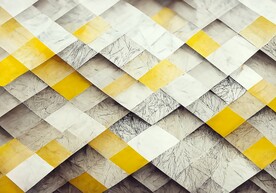 现代简约暖色抽象几何地毯地垫