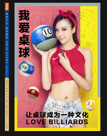 台球展板
