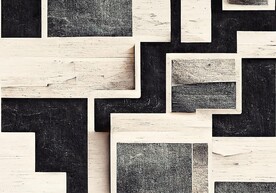 现代简约抽象几何复古客厅地毯