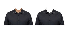 男人黑衬衫证件照衣服素材