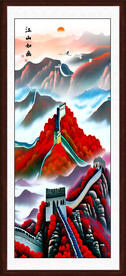 玄关山水画