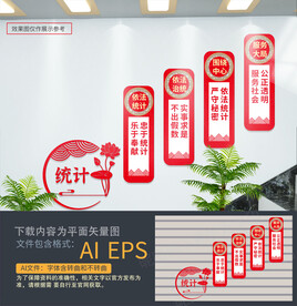 统计楼梯文化墙