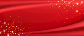 红旗红布闪亮星星粒子红色背景