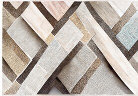 现代简约几何轻奢客厅地垫地毯