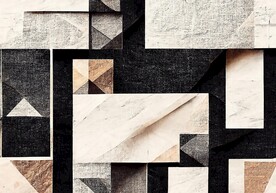 现代简约几何轻奢客厅地垫地毯