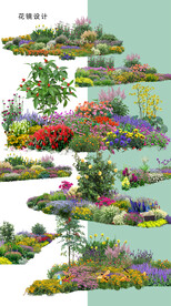 花卉绿化组合