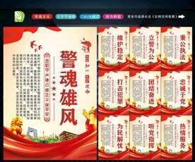 公安展板