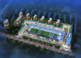 商场商业综合体设计案例鸟瞰图