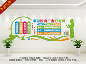 四有教师文化墙