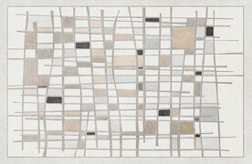 抽象色块浅灰色地毯