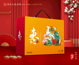 红枣包装 大枣礼盒