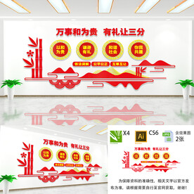 以和为贵调解室文化墙