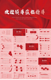 热烈欢迎上级领导莅临指导PPT