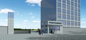 企业大门设计案例效果图