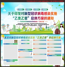 一图读懂乙类乙管新政策宣传展板