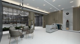 中式烟酒店效果图