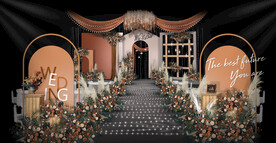 美式乡村婚礼仪式区