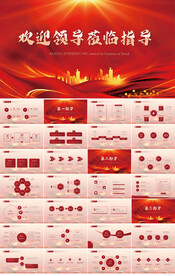 热烈欢迎上级领导莅临指导PPT