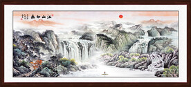 大厅山水画
