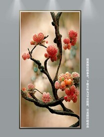 简约唯美玄关装饰画