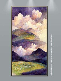 唯美风景玄关装饰画