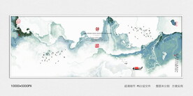 中国风玄关意境装饰画