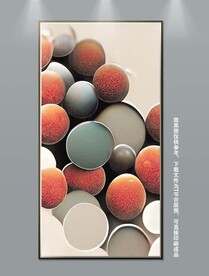 现代简约玄关装饰画