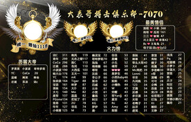 黑色背景海报图