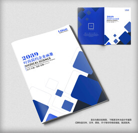 高端大气商务企业画册封面