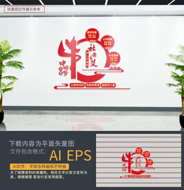 社会主义核心价值观文化墙