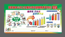 健康教育宣传栏  公共卫生服务
