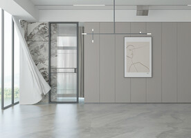 现代餐厅背景墙