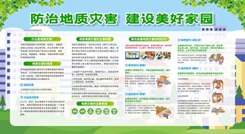 地址灾害防治宣传栏