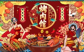 烤肉馆图片