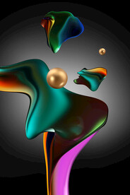 现代抽象几何装饰画