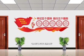 党建五个坚持三个服务