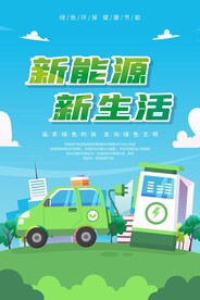 新能源汽车海报