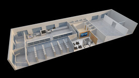 车间内部整体俯视鸟瞰图